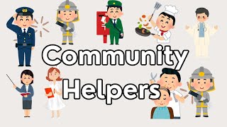 community helpers  Helpers in peoples  Kids video Helpers  Doctor Teacher Police [upl. by Notnilc]