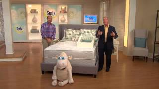 Serta Allurement 115quot Plush Top Cal King Mattress Set with Dan Wheeler [upl. by Adyela]