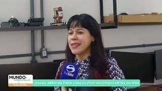 Vagas abertas para cursos profissionalizantes no Ifes [upl. by Publias785]