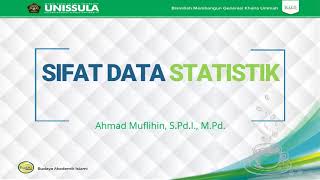 Kuliah Online Sifat Data Statistik Mata Kuliah Statistik Deskriptif [upl. by Gatian]