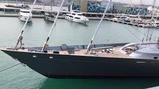 M5 SuperYacht world biggest single mast sailing yacht [upl. by Caddaric]