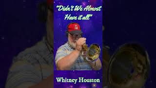 quotDidnt We Almost Have it allquot Whitney Houston flugelhorn lovesong whitneyhouston 80s 80smusic [upl. by Toland]