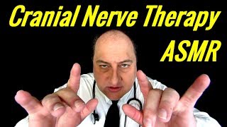 Cranial Nerve Exam And Therapy ASMR Binaural [upl. by Cavit]