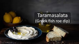 Taramasalata Greek fish roe dip [upl. by Huxley908]