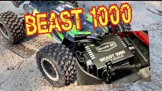 Reefs RC BEAST 1000 Servo in the Kraton 8s NO SAVER [upl. by Craddock519]