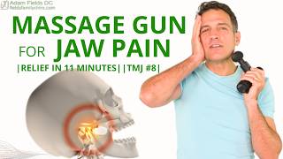 Massage Gun for Jaw Pain  TMJ 8 [upl. by Sairtemed937]