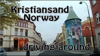 Kristiansand Norway streets driving around 4k [upl. by Connors]