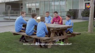 Interview with Leo Messi in La Masia [upl. by Hamil511]