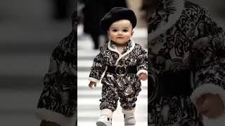 Chubby Baby on the Runway ai kidsfashion cutebaby fashion [upl. by Stutzman]