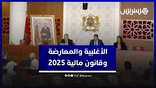 نواب الأغلبية والمعارضة يعلّقون على مشروع قانون مالية 2025 [upl. by Nilecoj]