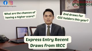 Express Entry Draw Updates  PNP amp CEC categories  Global Bridge Immigration [upl. by Octave]