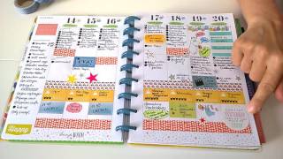 Happy Planner Setup und Flip Through  Deutsch und lang [upl. by Savdeep727]