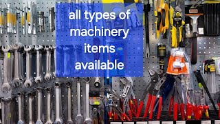 All types of machinery item in Bangalore available in the store store name RR TOOLS CENTER [upl. by Lledrac]