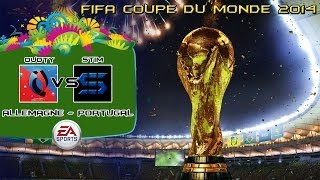 Allemagne Vs Portugal  Coupe du Monde de la FIFA  Brésil 2014 [upl. by Neyud]