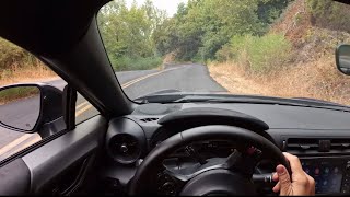 Toyota GR86 drifting mountain road 4k POV [upl. by Brownson810]