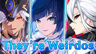 Theyre All Weirdos But Loveable Weirdos  ft Arlecchino Cyno Yelan Genshin Impact Voice lines [upl. by Dympha674]