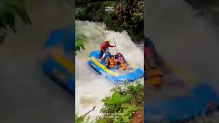 Rafting Pangalengan yang begitu seruuu gaiiis  Outbound Bandung raftingpangalengan [upl. by Yellek]