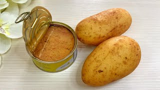 Ti servono TONNO e 2 PATATE per una cena veloce e gustosa ricette facili e veloci asmr [upl. by Anitniuq]