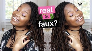 Faux Locs vs Real Locs Whats Different [upl. by Clyde]