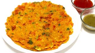 ओट्स के चिल्ले  Oats Chilla Recipe  Oats Pancake  Healthy Breakfast Recipe  KabitasKitchen [upl. by Leissam]