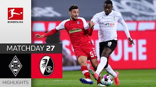 Borussia Mgladbach  SC Freiburg  21  Highlights  Matchday 27 – Bundesliga 202021 [upl. by Nairde]