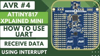 AVR 4 How to Receive data via UART  UART RX  Interrupt [upl. by Ocinemod]