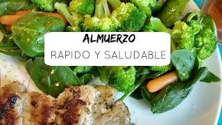 ALMUERZO RAPIDO Y SALUDABLE  BAJA EN GRASA [upl. by Queridas]