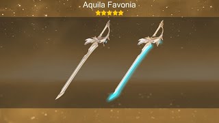 Aquila Favonia before after Ascension  Genshin impact [upl. by Theurer]