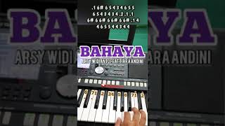 BAHAYA  Arsy Widianto feat Tiara Andini  Piano Cover shorts bahaya tiaraandini [upl. by Junina]