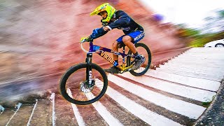 Melhorei MUITO a Vikingx  Downhill Urbano e Pump Track [upl. by Reprah]