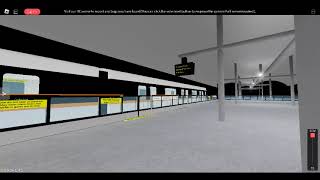 Roblox Delta Line Project  9300 train depart at Brentwood East [upl. by Kabob]