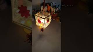 Diy Hanging light lamp craft handmade diwali diwalights diwalidecorations diwalidecor shorts [upl. by Saleme794]