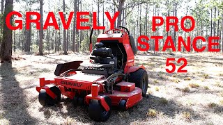 Review  Overview Gravely Pro Stance 52 [upl. by Rosel]