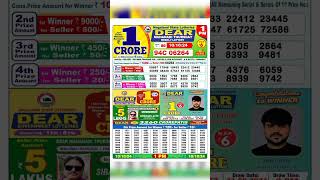 Nagaland State Lottery Result of Dear Morning 100 PM Live on Lottery Sambad [upl. by Feliks889]