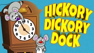 Hickory Dickory Dock ♫ Popular Nursery Rhymes with Lyrics ♫ Kids Songs by The Learning Station [upl. by Epp169]