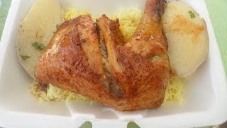 COMO HACER POLLO AL HORNO DISFRUTALA [upl. by Ayat352]