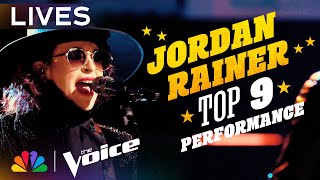 Jordan Rainer Performs quotOl Redquot by Blake Shelton  The Voice Lives  NBC [upl. by Lotus981]