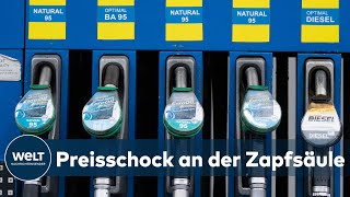 TANKTOURISMUS Hohe Spritpreise treiben immer mehr Menschen zum Tanken über die Grenze [upl. by Siurad]