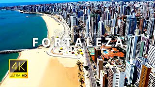 Fortaleza Brazil 🇧🇷 in 4K ULTRA HD 60FPS Video by Drone [upl. by Osnola]