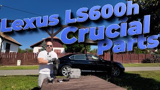 Lexus LS600hL Crucial parts [upl. by Sadella]