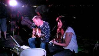 Rick Moody and Hannah Marcus at Walt Whitman festival Brooklyn Bridge Park [upl. by Nosredneh]