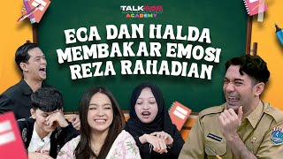 PESONA REZA RAHADIAN ILANG EMOSI KETEMU ECA DAN HALDA  Talkpod [upl. by Elman624]