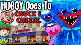 Poppy Playtime Plush Huggy Wuggy Goes To Chuck E Cheese [upl. by Llerrah]