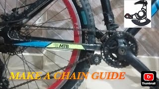 How to make chain guide at home easiest steps MTB ytviral knowledge explore cycle attitude [upl. by Gran]