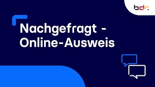 Was ist der OnlineAusweis und was kann er [upl. by Savanna]