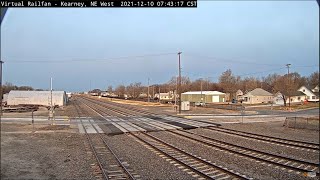 Kearney Nebraska USA  Virtual Railfan LIVE [upl. by Ahsinal921]