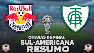 América vence o Bragantino no pênaltis e será adversário do Fortaleza nas quartas da SulAmericana [upl. by Ayotak]