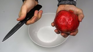 How To Peel a Pomegranate The Fast Way [upl. by Kirwin]