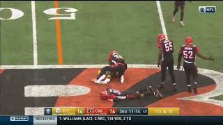 Vontaze Burfict hits Antonio Brown in Helmet and Tells JuJu SmithSchuster hes next [upl. by Salokkin]