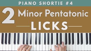 Two AWESOME Minor Pentatonic Licks [upl. by Roda]